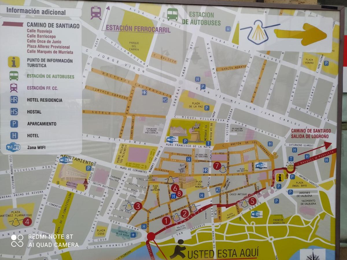 Gonzalo De Berceo 15 " Calidad-Sobrio" And " Free Private Parking " Apartment Logrono Bagian luar foto