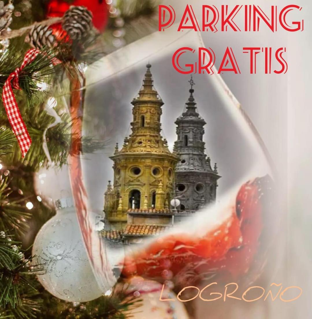 Gonzalo De Berceo 15 " Calidad-Sobrio" And " Free Private Parking " Apartment Logrono Bagian luar foto
